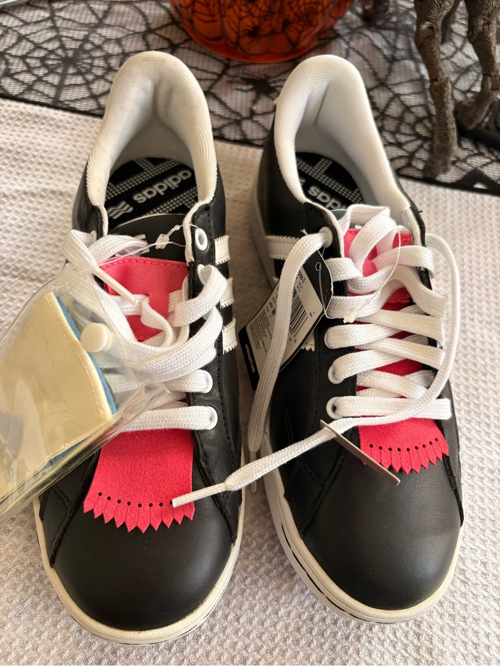 adidas adicross II Women's Golf Shoes Black/Pink NWT Size 6.5 Style 674847